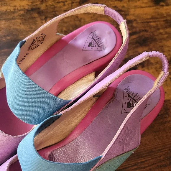 Colorful Fluevog Platform Heels 7.5 - Picture 7 of 8